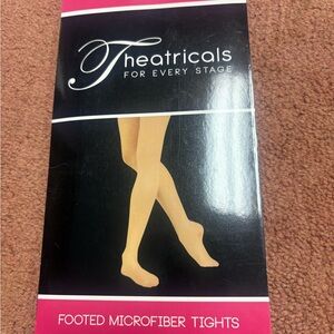 Theatricals Kids Tan Footed Microfiber Leggings